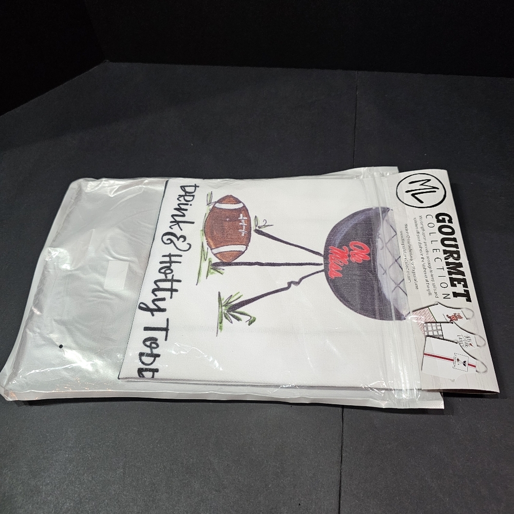 Magnolia Lane Ole Miss University Of Mississippi Apron Mid Length New In Package - Picture 3 of 8